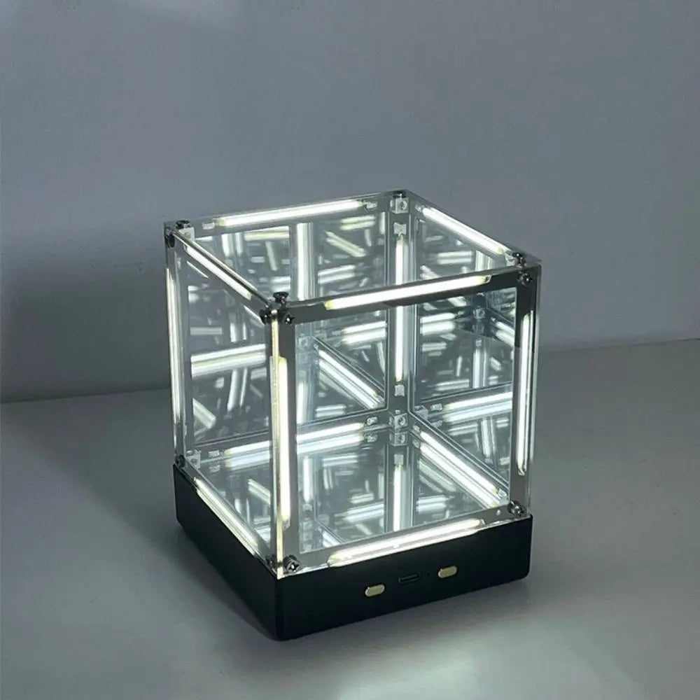 InfinityGlow™️ Cube - 4D Infinity Mirror LED Light
