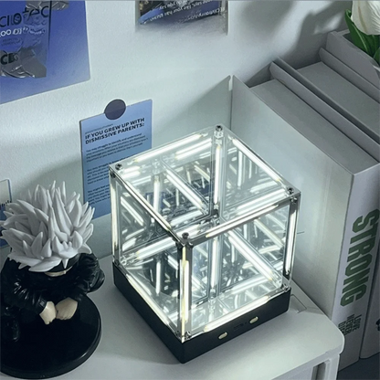 InfinityGlow™️ Cube - 4D Infinity Mirror LED Light