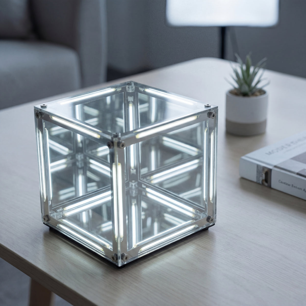 InfinityGlow™️ Cube - 4D Infinity Mirror LED Light
